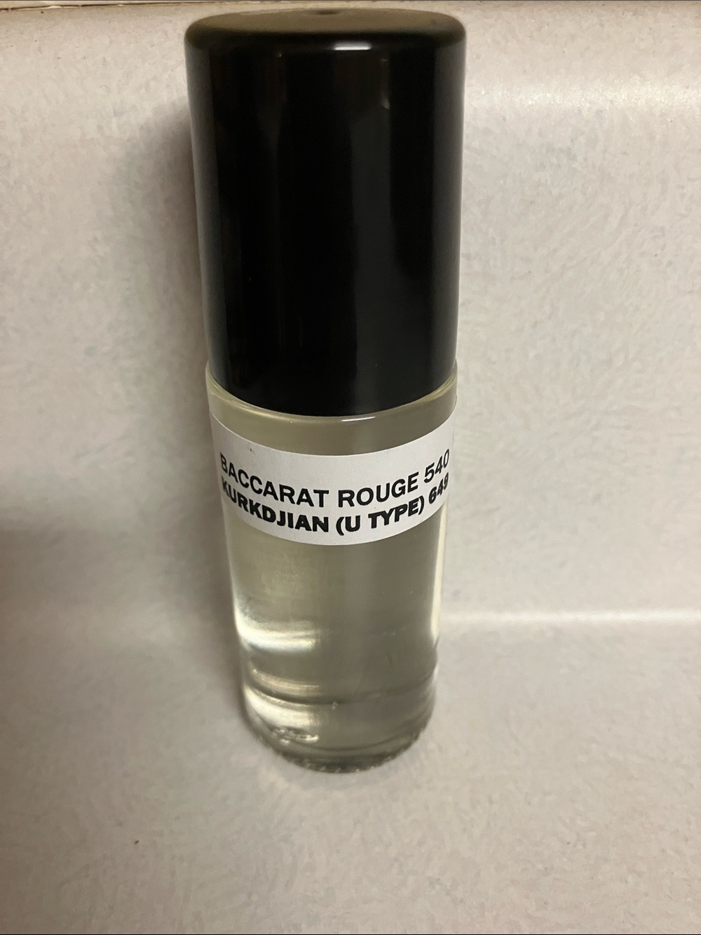 Baccarat Rouge 540 Sample Spray - Clear Bottle with Black Cap